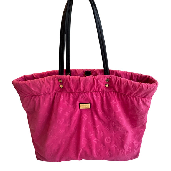 Louis Vuitton Scuba Cruiseline Embossed Monogram Neoprene Tote Bag Barbie Pink - Picture 2 of 16